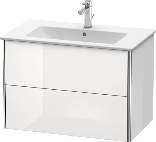 Duravit XSQUARE Waschtischunterbau 810 mm, 2 Schubkästen, s-matt, Eiche Ahorn, für ME by Starck