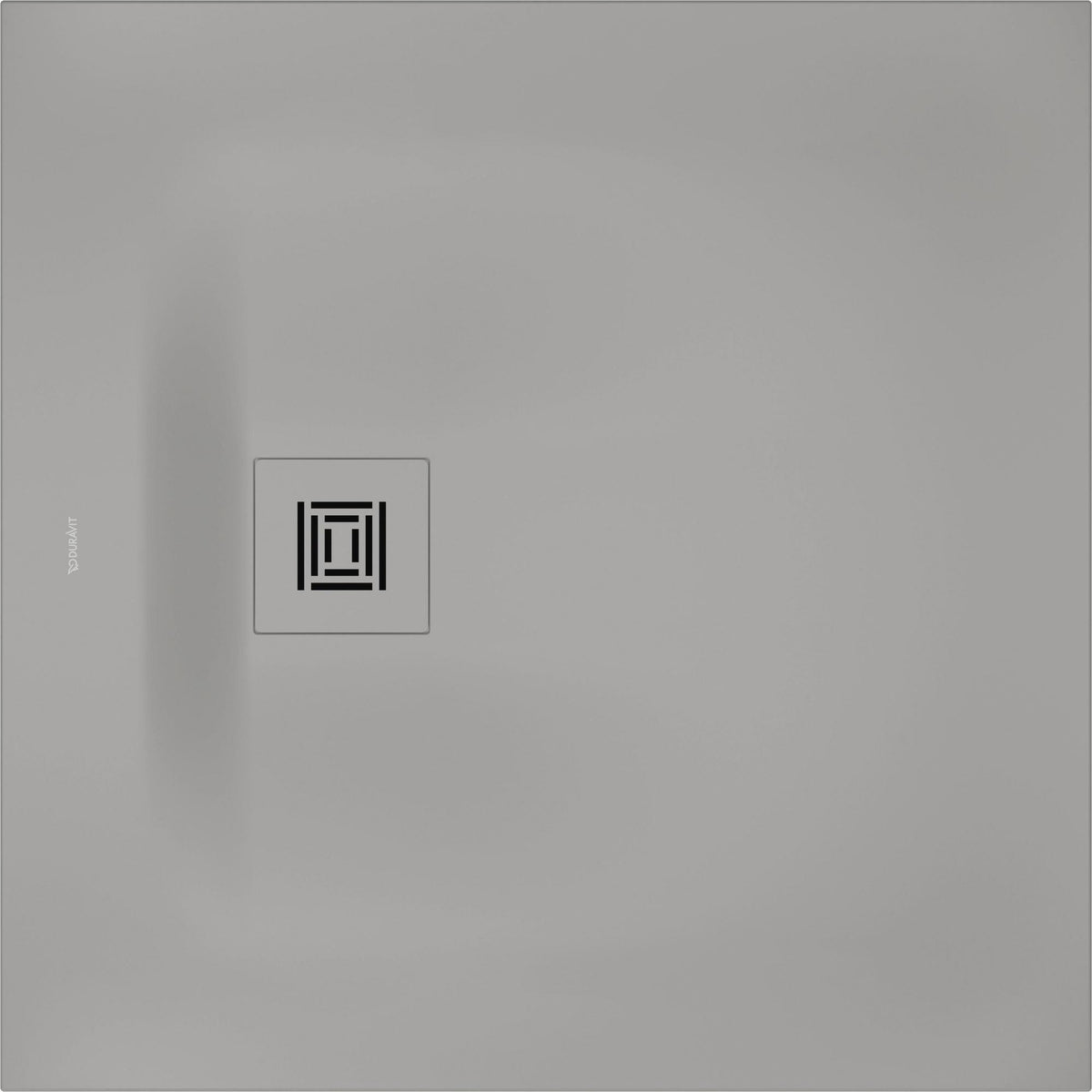 DURAVIT Sustano Duschwanne 800x800x30 mm Mineralguss hellgrau matt – bodenbündig & halbeinbau