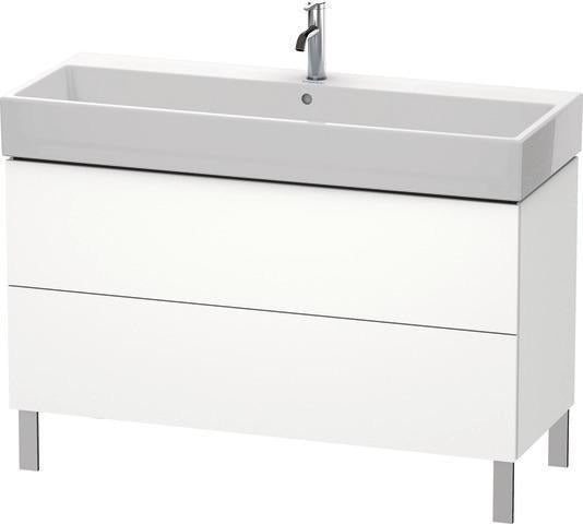 Duravit L-Cube Waschtischunterbau 1184 mm amerikanisch Nussbaum für Vero Air