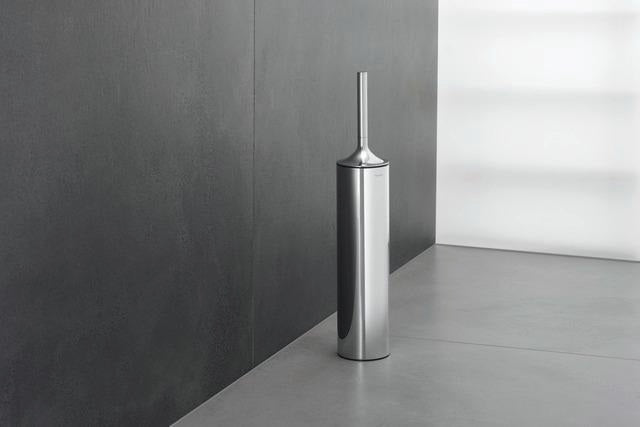 DURAVIT Starck T Bürstengarnitur bodenstehend in Chrom, 80x80x432 mm, Messing verchromt