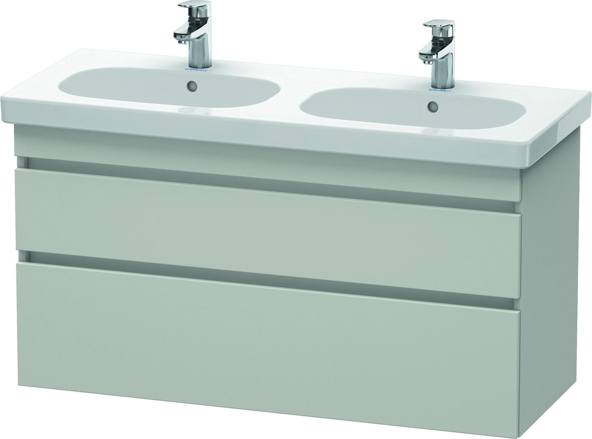 Duravit DuraStyle Waschtischunterbau 1150 mm, 2 Schubkästen, weiß matt – wandhängend