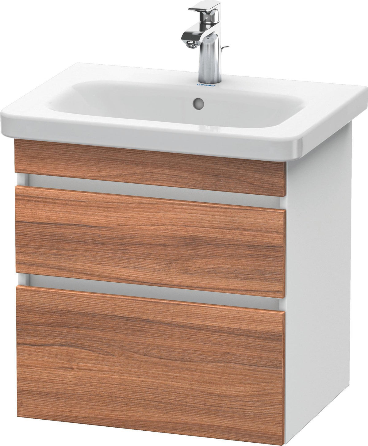 DURAVIT DuraStyle Waschtischunterbau wandhängend 580 mm mit 2 Schubkästen, weiß matt
