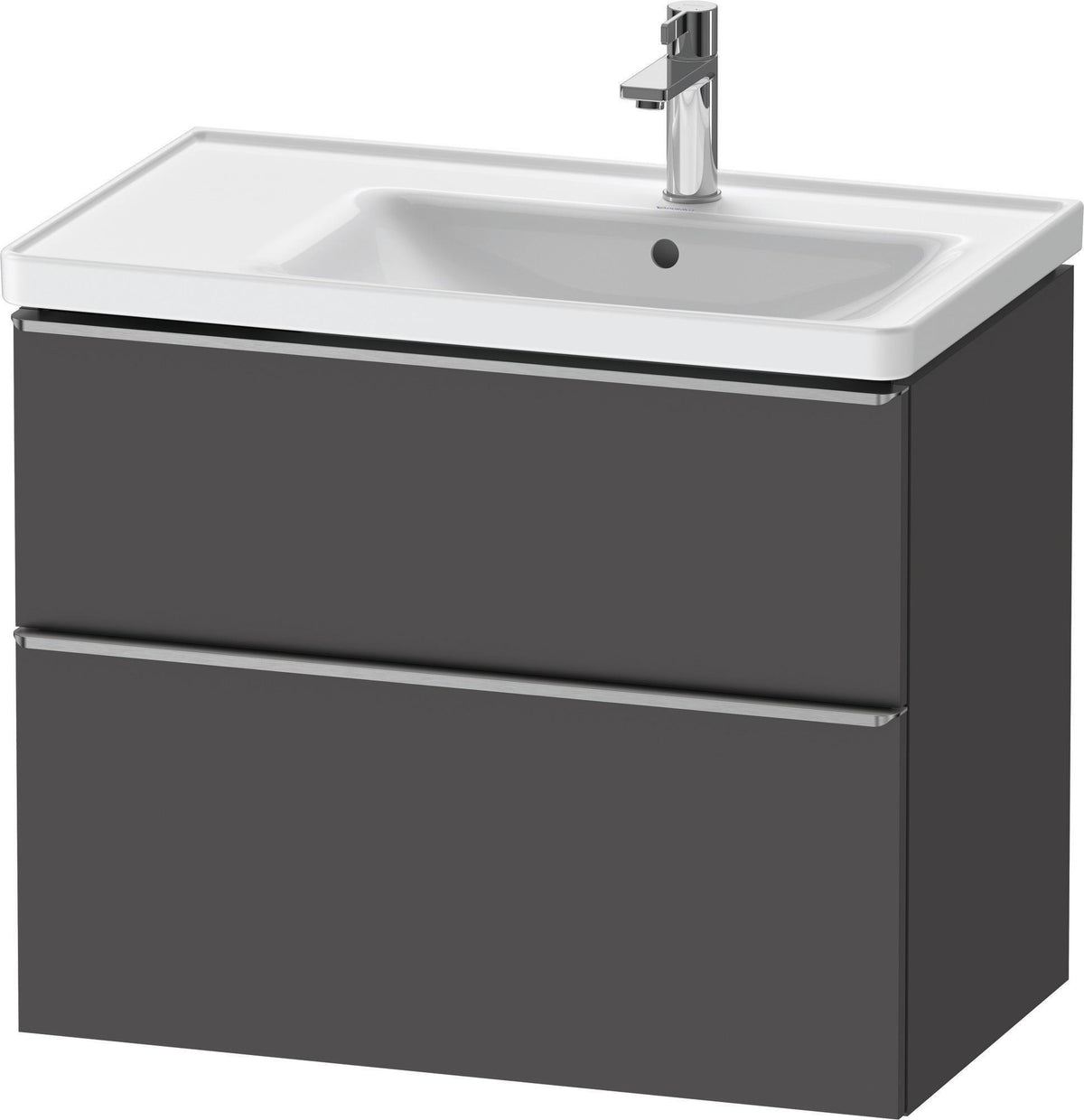 Duravit D-Neo Waschtischunterbau 784 mm Eiche Schwarz Bronze, wandhängend, 1 Auszug