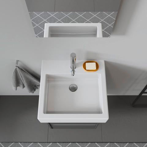 DURAVIT Waschtisch Vero 500 mm mit Überlauf und WonderGliss in Weiß