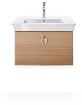 DURAVIT White Tulip Waschtischunterbau 684 mm, 1 Auszug, wandhängend, weiß seidenmatt