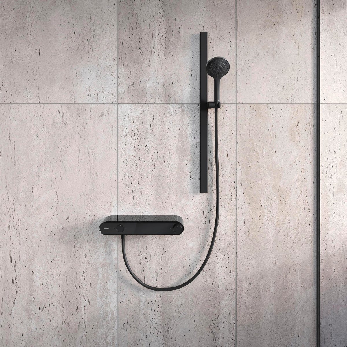 Duravit Handbrause 3-Jet D110 – Soft Rain, Rain & Intense Rain, Chrom Weiß, 110 mm, Antikalk