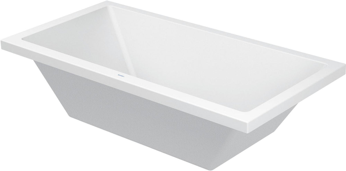 DURAVIT Starck Badewanne 1800x900 mm Einbau 2 Rückenschrägen Weiß