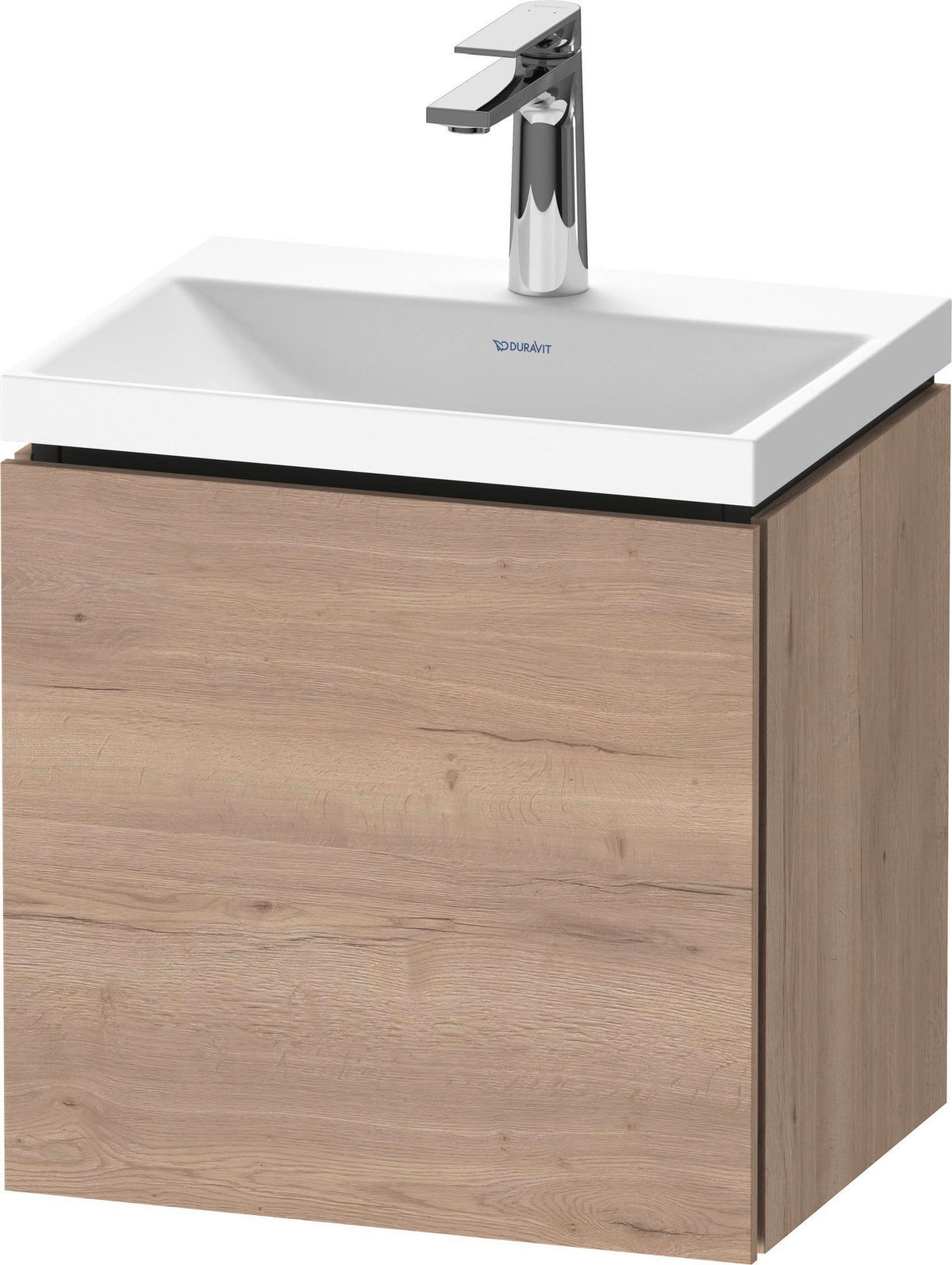 DURAVIT L-Cube c-shaped Waschtischset 450x350x480 mm Dolomiti Grau Hochglanz, 1 Tür, wandhängend