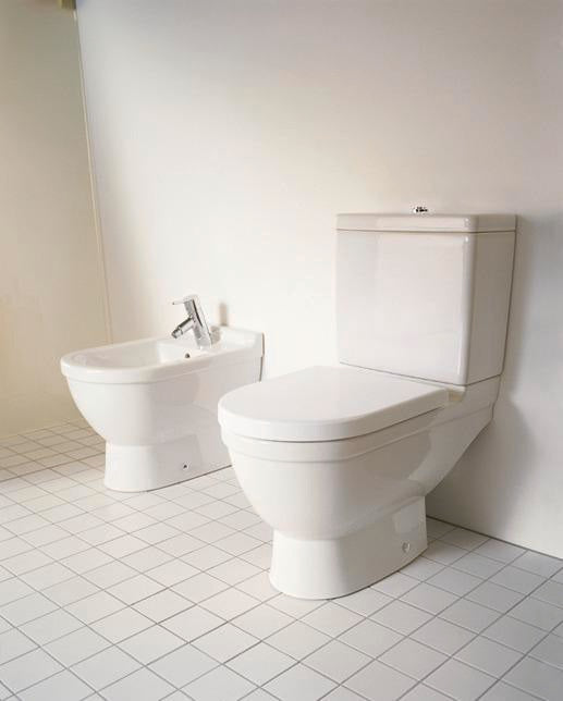DURAVIT Stand-WC Starck 3 Tiefspüler 655 mm weiß, für Aufsatz-Spülkasten