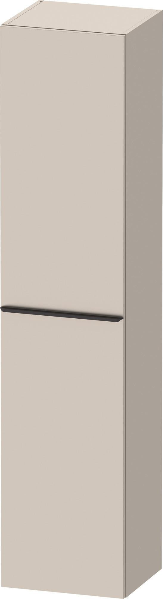 DURAVIT D-Neo Hochschrank 400x360x1760 mm, 1 Tür links, Eiche Schwarz – Matt, Soft-Close