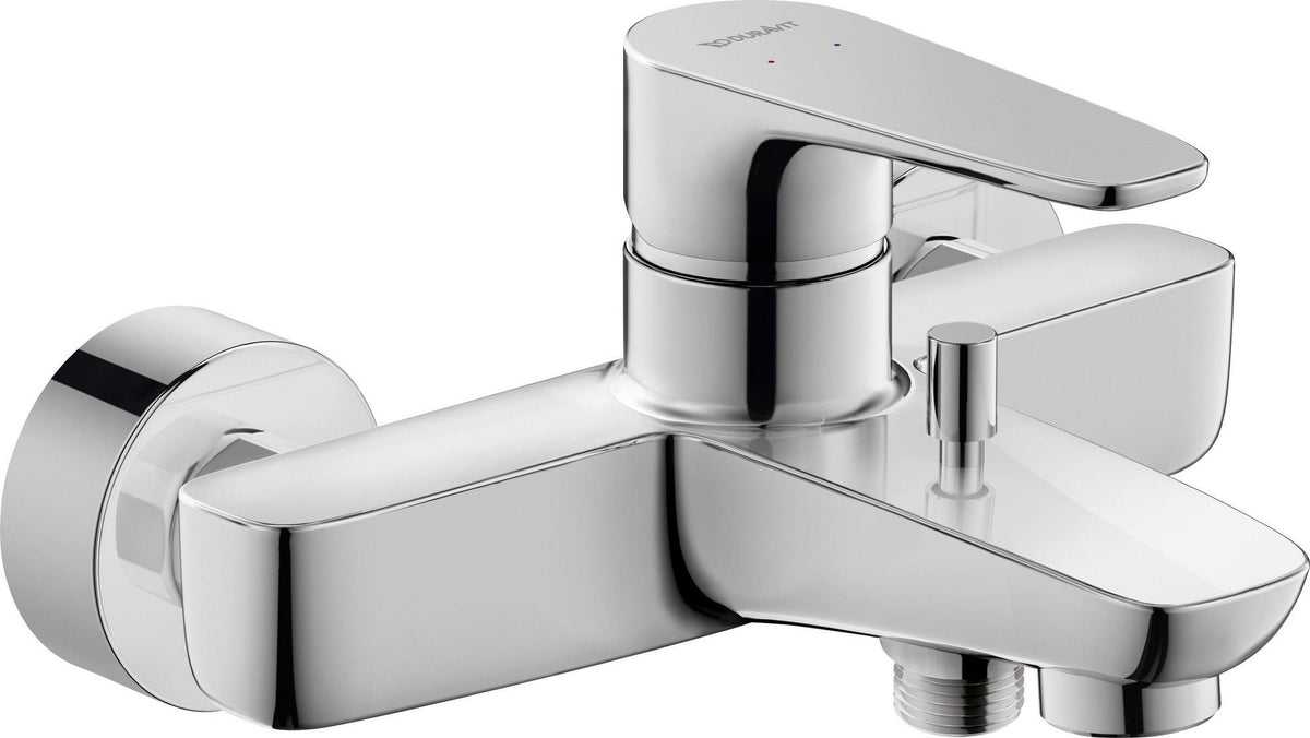 DURAVIT B.1 Einhebel-Wannenmischer Aufputz Chrom – Keramikmischsystem, 145 mm Ausladung
