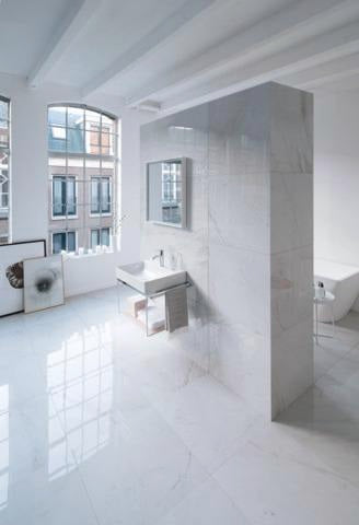 Duravit DuraSquare Metallkonsole mit Handtuchhalter links/rechts in Chrom – 665 mm