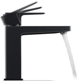 DURAVIT Manhattan Einhebel-Waschtischmischer M Chrom – ohne Zugstange, Keramikmischsystem, 129 mm Auslauf