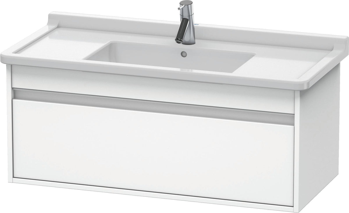 DURAVIT Ketho Waschtischunterbau 1000 mm wandhängend, 1 Auszug, weiß matt, für Starck 3