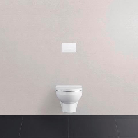 DURAVIT DuraSystem Betätigungsplatte Beta 100 Dual Flush Aufgesetzt Schwarz Matt