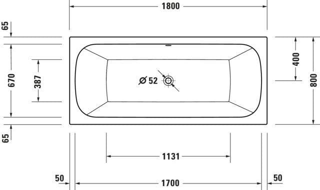 DURAVIT Qatego Whirlwanne 1800x800mm Weiß Einbau inkl. Fußgestell & Ab-/Überlaufgarnitur