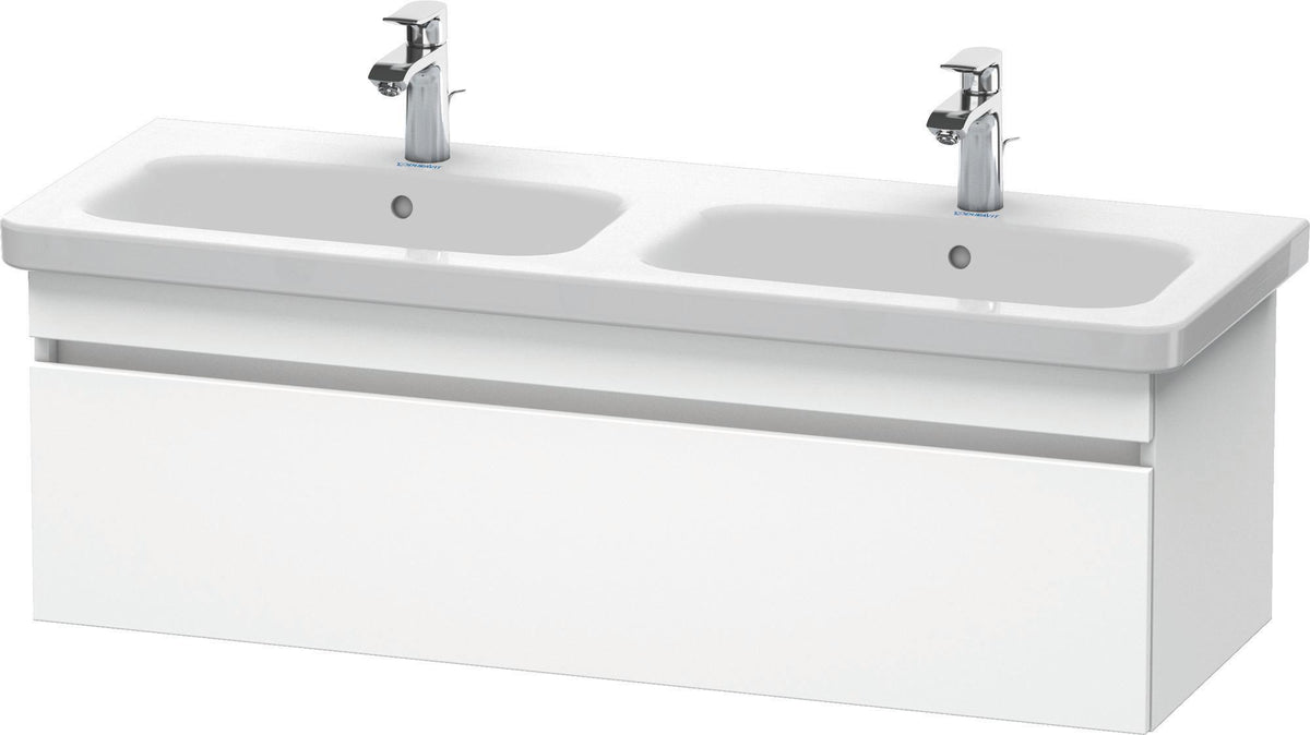 Duravit DuraStyle Waschtischunterbau 1230 mm betongrau matt – wandhängend, 1 Auszug, Soft-Close
