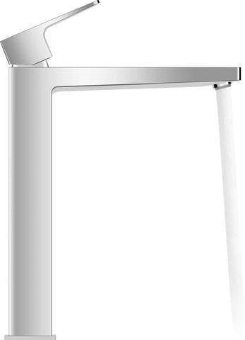 DURAVIT Manhattan Einhebel-Waschtischmischer XL – 181 mm Ausladung, Chrom, ohne Zugstange