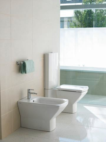 DURAVIT WC-Sitz Caro Weiß mit Edelstahl-Scharnieren – Duroplast, glänzend