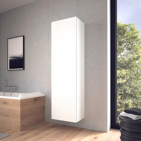 Duravit L-Cube Hochschrank 500 mm weiß matt, 1 Tür rechts, wandhängend