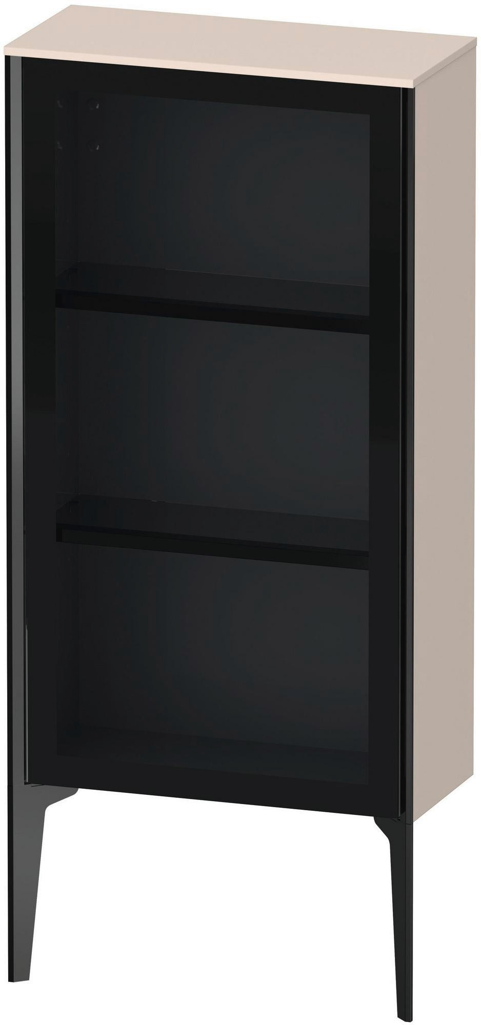 DURAVIT XViu Halbhochschrank, 500 mm, Parsolglas, Tip-On, Soft-Close, wandhängend