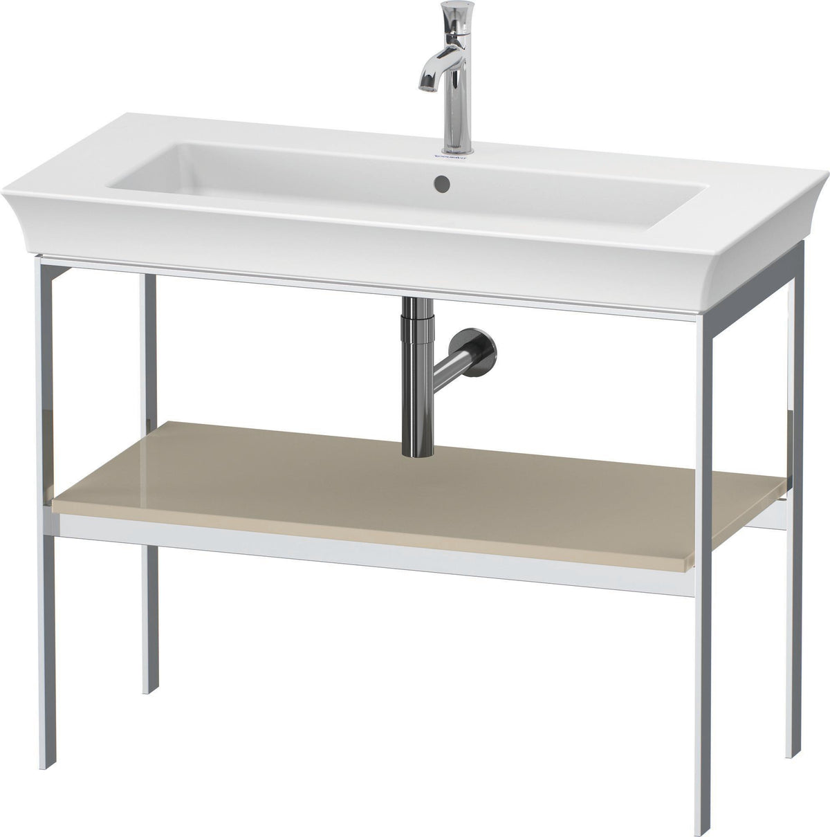 DURAVIT Metallkonsole White Tulip 984x760x450 mm Taupe Hochglanz von Philippe Starck