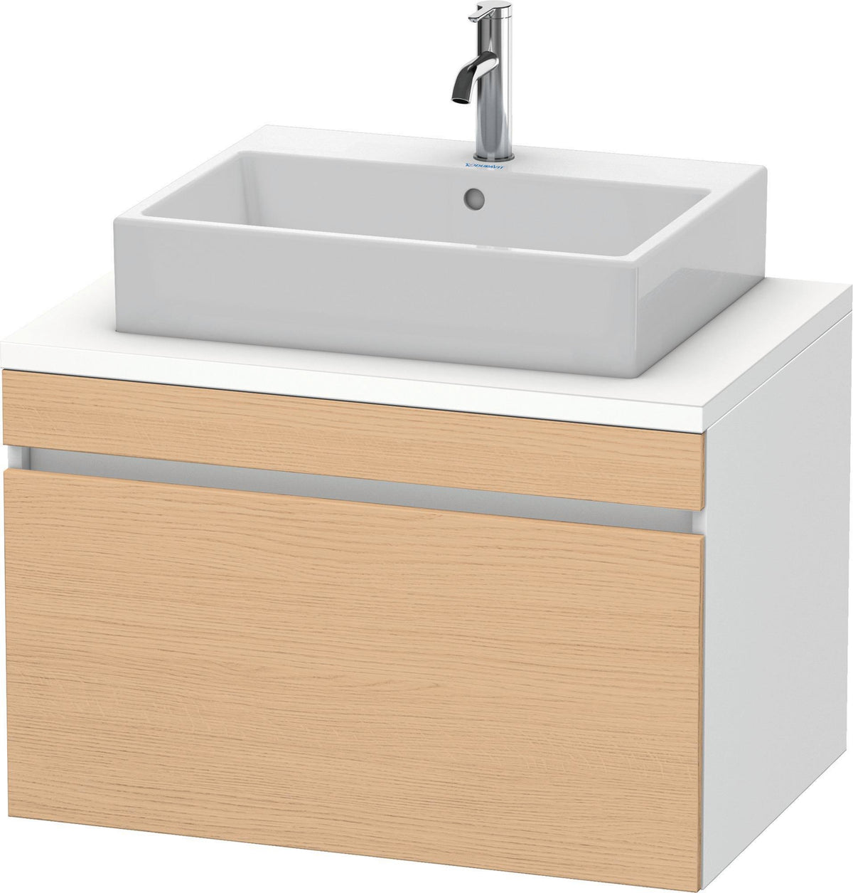 DURAVIT DuraStyle Konsolenunterschrank 800 mm betongrau matt mit 1 Auszug