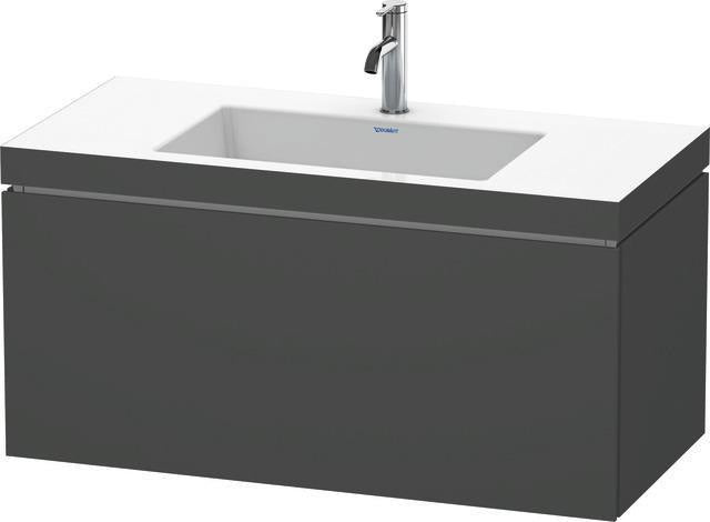 DURAVIT L-Cube Waschtischset 1000x480mm mit Vero Air Möbelwaschtisch, ohne Überlauf, s-matt
