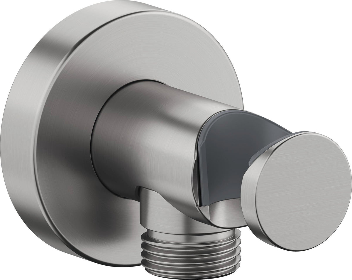 DURAVIT Wandanschlussbogen 55x102 mm rund in Gold poliert – Brausen und Zubehör