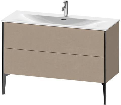 Duravit Waschtischunterbau XVIU 1210 mm weiß matt mit Tip-On-Technik und Siphonausschnitt