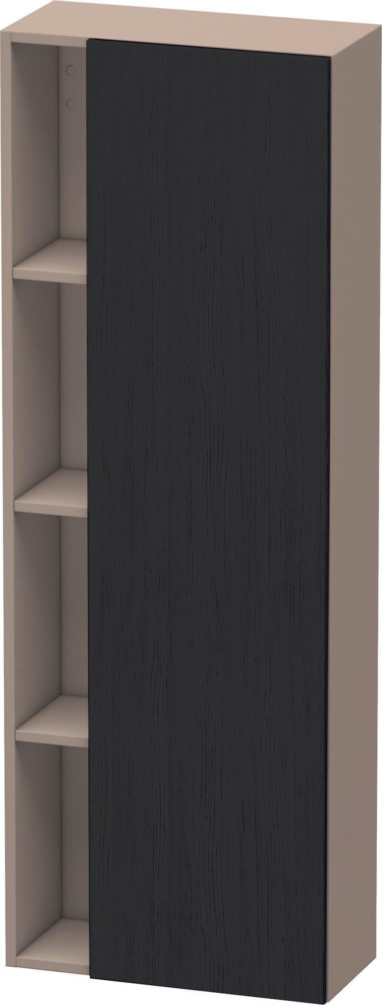 DURAVIT DuraStyle Hochschrank 1400 mm, 1 Tür links, weiß matt – wandhängend mit Soft-Close