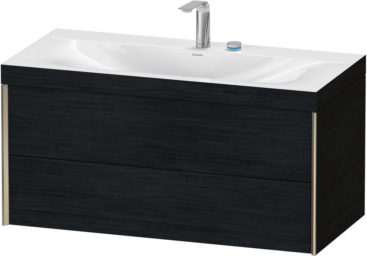 DURAVIT XViu c-bonded Waschtischunterbauset 1000 mm Eiche mit 2 Schubkästen