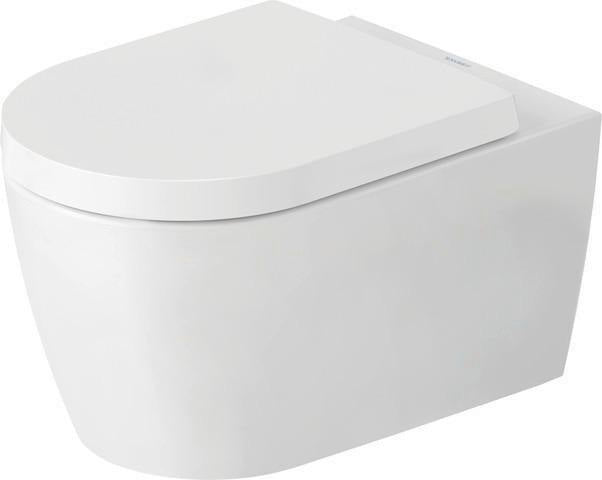DURAVIT ME by Starck Wand-WC Tiefspüler 540 mm Weiß Seidenmatt mit HygieneFlush und DuraShield