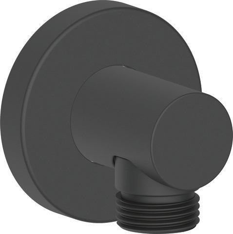 DURAVIT Wandanschlussbogen 55x80 mm Rund Gold Poliert mit Rosette – Brausen & Zubehör
