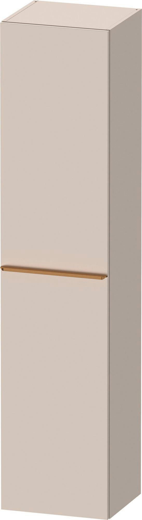 DURAVIT D-Neo Hochschrank 400x360x1760 mm, 1 Tür links, Eiche Schwarz – Matt, Soft-Close