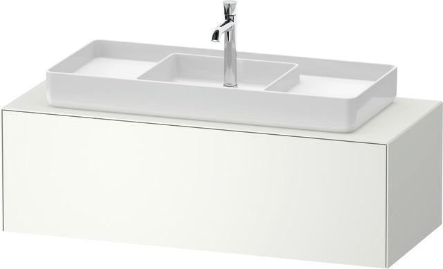 Duravit White Tulip Waschtischunterbau 1300 mm Nussbaum Mitte von Philippe Starck