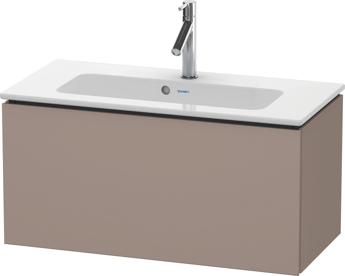 Duravit L-Cube Waschtischunterbau 820 mm Weiß Matt mit 1 Auszug und Tip-On-Technik