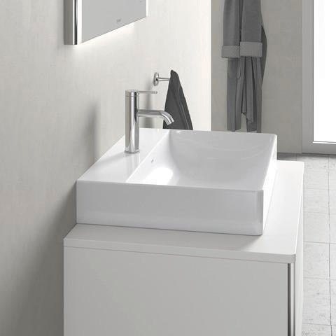 DURAVIT XSquare Waschtischunterbau 800 mm wandhängend Weiß Matt mit 2 Schubkästen