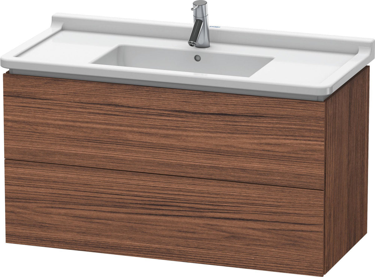 Duravit L-Cube Waschtischunterbau 1020 mm taupe matt 2 Schubkästen wandhängend