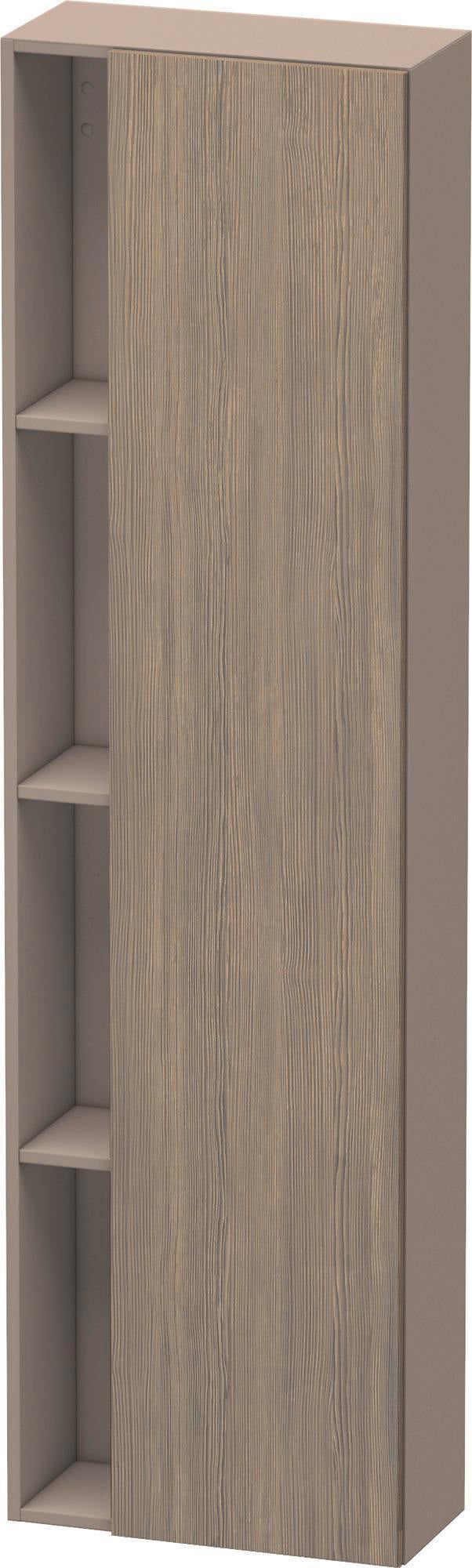 DURAVIT DuraStyle Hochschrank 240x500x1800 mm, 1 Tür, Anschlag links, Eiche Terra/Weiß Matt