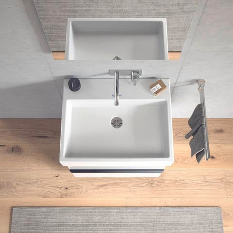 DURAVIT C.1 Einhebel-Waschtischmischer Unterputz 225 mm Schwarz Matt ohne Zugstange
