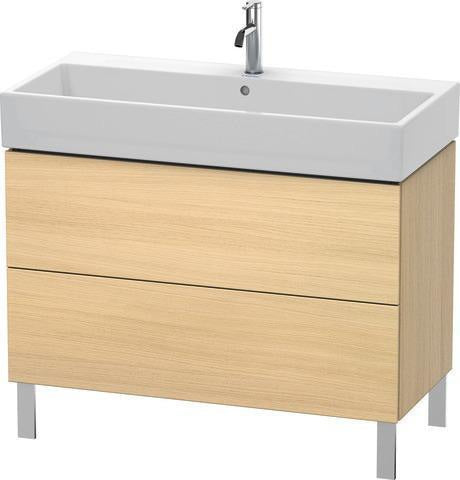 Duravit L-Cube Waschtischunterbau 984 mm Amerikanisch Nussbaum mit Tip-On-Technik