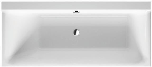 Duravit Rechteck-Badewanne P3 Comforts 1700 x 750 mm, 1 Rückenschräge links, weiss