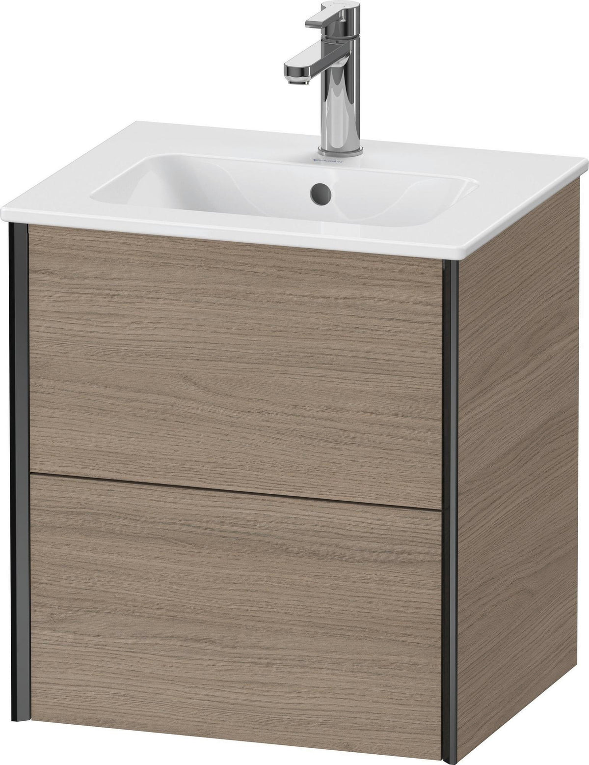DURAVIT XViu Waschtischunterbau wandhängend 510 mm mit 2 Schubkästen und Tip-on Technik