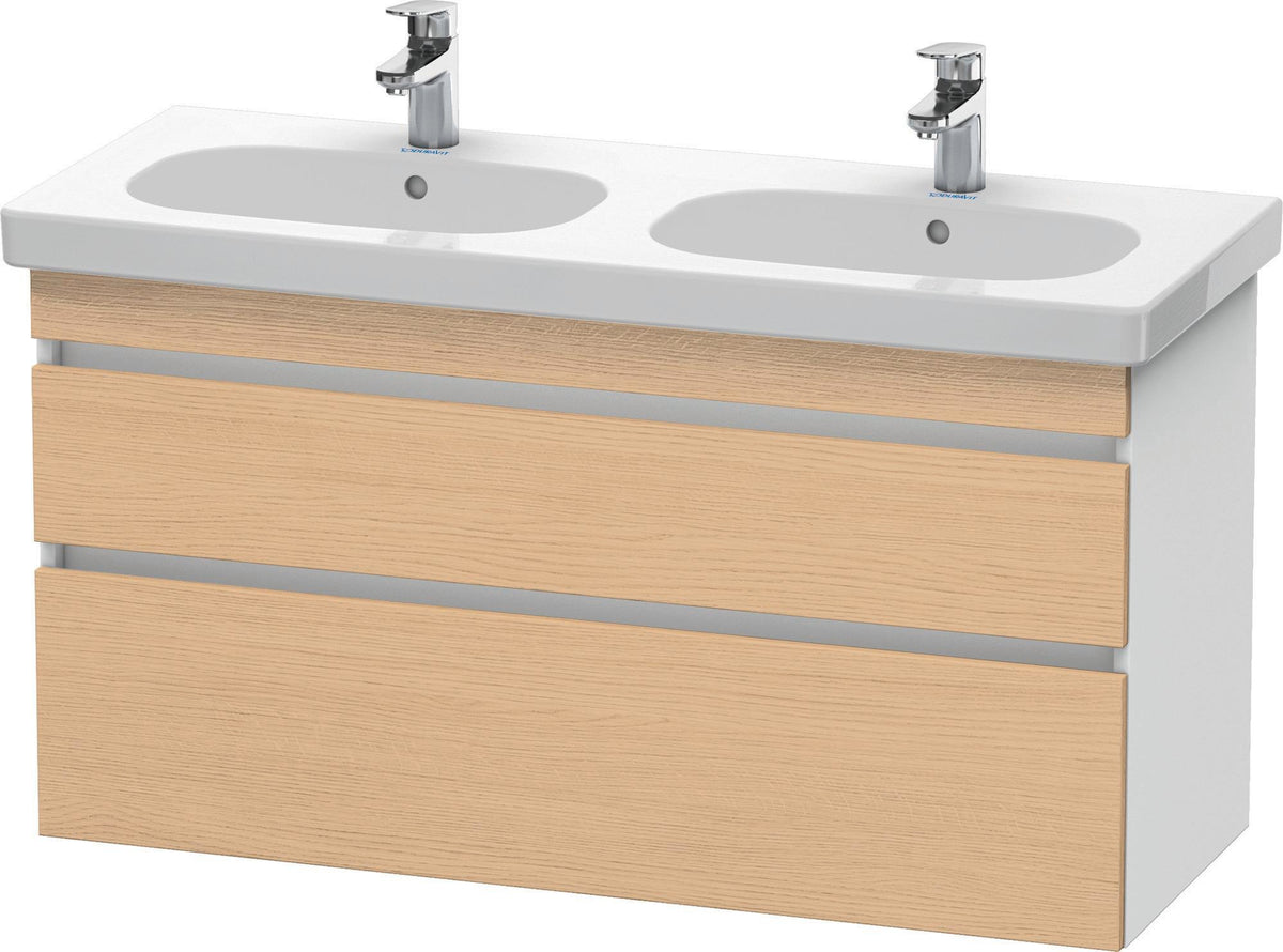 Duravit DuraStyle Waschtischunterbau 1150 mm, 2 Schubkästen, weiß matt – wandhängend