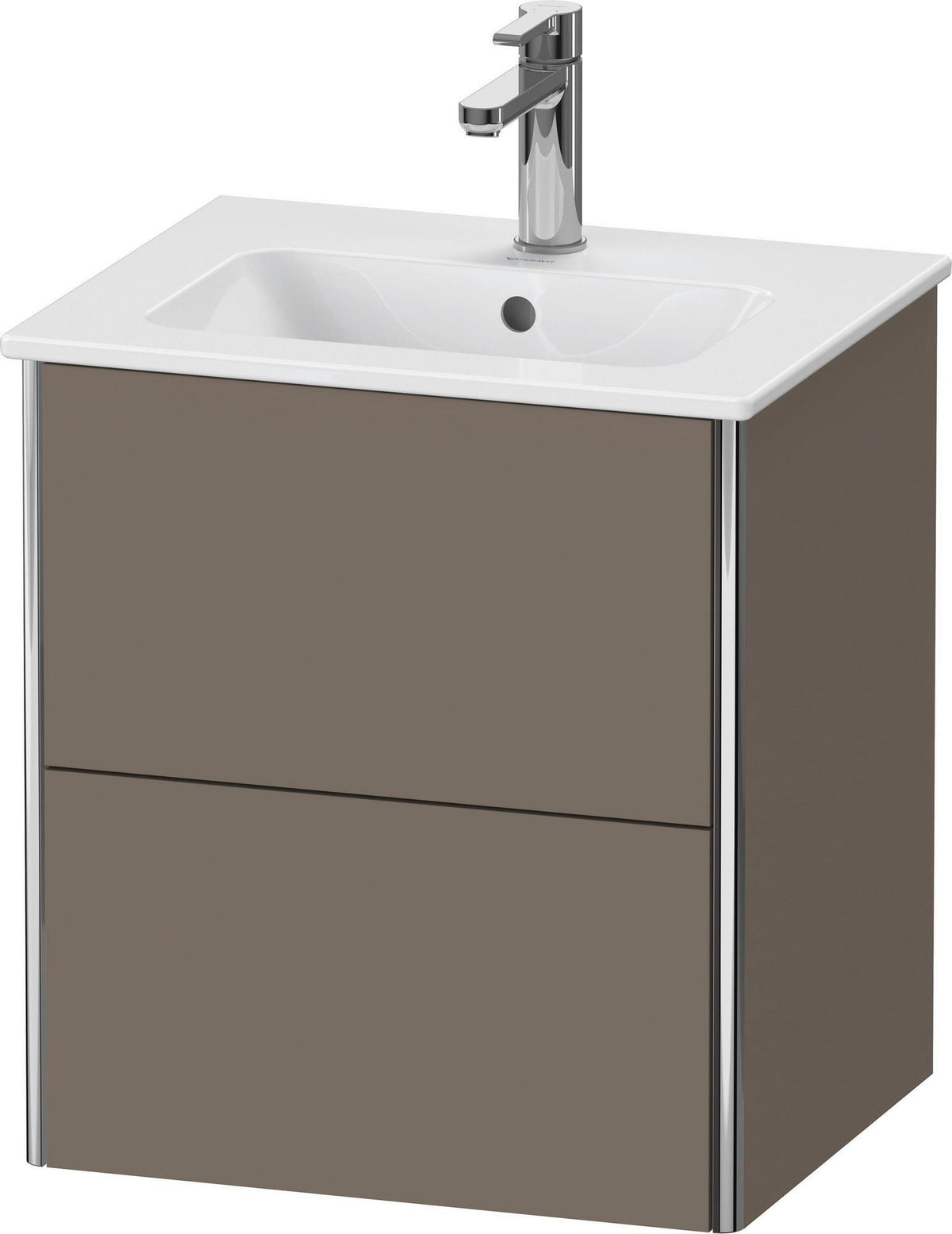 Duravit XSquare Waschtischunterbau wandhängend, 2 Schubkästen, Weiß Matt