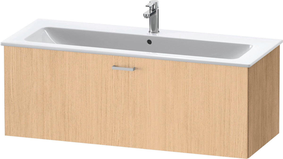 Duravit XBase Waschtischunterbau 600 mm wandhängend, 1 Auszug, weiß matt, mit Soft-Close