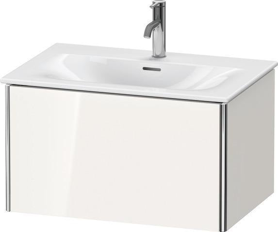 DURAVIT XSquare Waschtischunterbau 710 mm wandhängend – 1 Auszug, s-matt, Eiche massiv