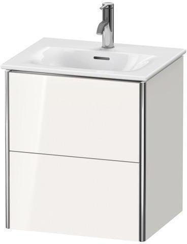 Duravit XSquare Waschtischunterbau 560x510x418 mm, 2 Schubkästen weiß matt