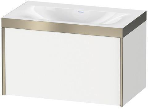 Duravit Waschtischunterbau XVIU 503x800x480mm mit Viu Profil/Rahmen und Möbelwaschtisch